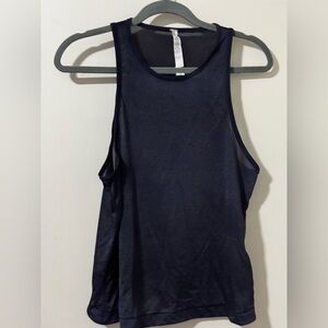 lululemon athletica Navy Mesh Racerback Tank size 6